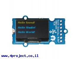 תמונה של מוצר מסך OLED שני צבעים, בגודל 0.96" - חיבור Grove, חיבור תחתון