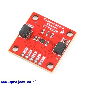 חיישן טמפרטורה STTS22H - חיבור Qwiic