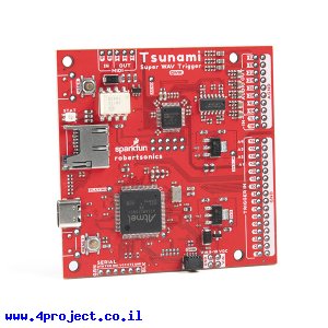 כרטיס סאונד Tsunami Super WAV Trigger - חיבור Qwiic