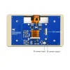 מסך מגע קיבולי LCD 7" 800x480, ממשק DSI, מארז פלסטיק