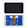 מסך מגע קיבולי LCD 7" 800x480, ממשק DSI, מארז פלסטיק