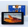 מסך מגע קיבולי LCD 7" 800x480, ממשק DSI, מארז פלסטיק