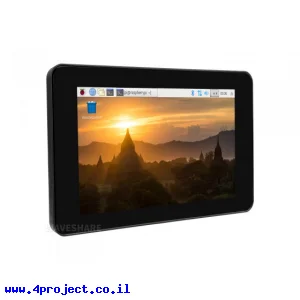 מסך מגע קיבולי LCD 7" 800x480, ממשק DSI, מארז פלסטיק