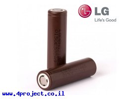 תמונה של מוצר סוללה 18650 Li-Ion 3.7V/3000mAh - LG HG2