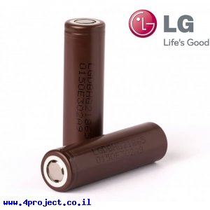 סוללה 18650 Li-Ion 3.7V/3000mAh - LG HG2