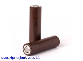 תמונה של מוצר סוללה 18650 Li-Ion 3.7V/3000mAh - LG HG2