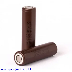 סוללה 18650 Li-Ion 3.7V/3000mAh - LG HG2