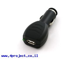 תמונה של מוצר מתאם מתח למכונית 5V/650mA - חיבור USB