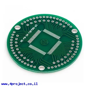 כרטיסון מתאם ל-TQFP 80pin 0.65mm