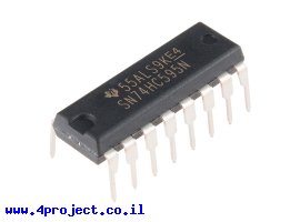 תמונה של מוצר שבב הזזה 8bit Serial In/Parallel Out 74HC595