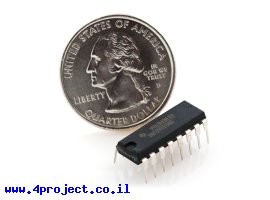 תמונה של מוצר דוחף זרם 4 ערוצים Half H-Bridge SN754410 - עד 1A