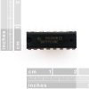 דוחף זרם 4 ערוצים Half H-Bridge SN754410 - עד 1A
