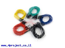 תמונה של מוצר חוט גישור איכותי - זכר/נקבה 30 ס"מ - חבילה של 100 צבעוניים