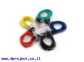 תמונה של מוצר חוט גישור איכותי - נקבה/נקבה 30 ס"מ - חבילה של 100 צבעוניים