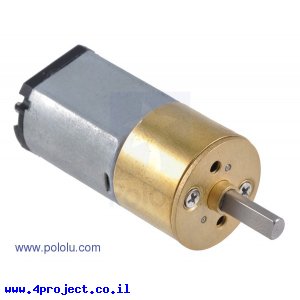 מנוע 15.5Dx30L עם תיבת העברה מתכתית 115:1