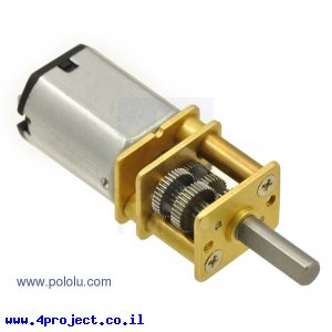מנוע מיקרו LP 13rpm @ 6V