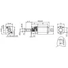 מנוע מיקרו HP 100rpm @ 6V