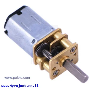 מנוע מיקרו HP 210rpm @ 6V
