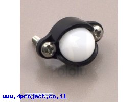 תמונה של מוצר גלגל כדורי מפלסטיק - 9.5 מ"מ