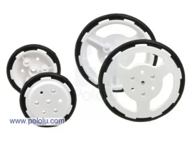 תמונה של מוצר גלגל Tamiya 70193 דק 55x3.5 + 36x3.5 מ"מ - ערכה של 4