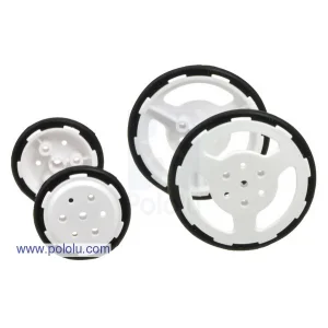גלגל Tamiya 70193 דק 55x3.5 + 36x3.5 מ"מ - ערכה של 4