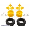 גלגל Tamiya 70194 קוצני 65x26 מ"מ - ערכה של 2