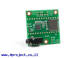 תמונה של מוצר כרטיס אודיו ל-Teensy 4.x