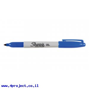 טוש לא מחיק Sharpie ראש F - כחול