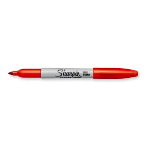 טוש לא מחיק Sharpie ראש F - אדום