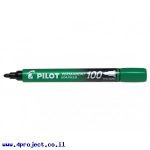 טוש לא מחיק Pilot SCA-100 (פיילוט) ראש עגול - ירוק
