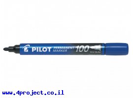 תמונה של מוצר טוש לא מחיק Pilot SCA-100 (פיילוט) ראש עגול - כחול