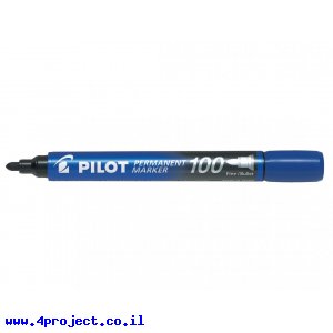 טוש לא מחיק Pilot SCA-100 (פיילוט) ראש עגול - כחול