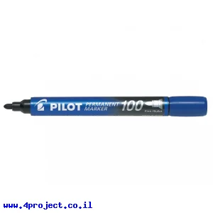 טוש לא מחיק Pilot SCA-100 (פיילוט) ראש עגול - כחול