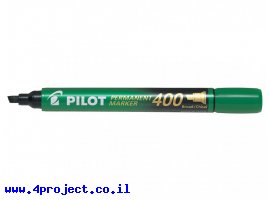 תמונה של מוצר טוש לא מחיק Pilot SCA-400 (פיילוט) ראש שטוח - ירוק