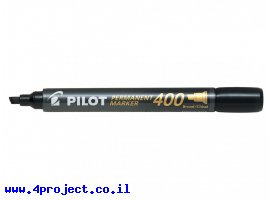 תמונה של מוצר טוש לא מחיק Pilot SCA-400 (פיילוט) ראש שטוח - שחור