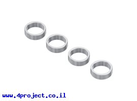 תמונה של מוצר ספייסר פלדה 8.0/10.0 מ"מ - אורך 3 מ"מ - חבילה של 4