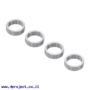 ספייסר פלדה 8.0/10.0 מ"מ - אורך 3 מ"מ - חבילה של 4