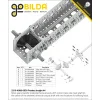 גלגל שיניים Miter MOD1.25 לציר REX 8 מ"מ, 45 מעלות, פלדה - 30 שיניים