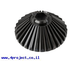 תמונה של מוצר גלגל שיניים Miter MOD1.25 לציר REX 8 מ"מ, 45 מעלות, פלדה - 30 שיניים