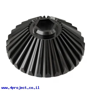 גלגל שיניים Miter MOD1.25 לציר REX 8 מ"מ, 45 מעלות, פלדה - 30 שיניים