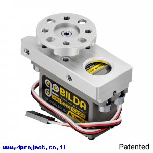 מחזיק מנוע Compact ServoBlock™ למנועי סרוו בגודל סטנדרטי עם ציר 3F-25T, רוחב 27 מ"מ