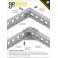 פרופיל אלומיניום goBILDA נמוך מיני סדרה 1143 - אורך 360 מ"מ, 14 חורים
