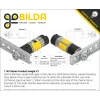 פרופיל אלומיניום goBILDA נמוך מיני סדרה 1143 - אורך 384 מ"מ, 15 חורים