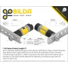 פרופיל אלומיניום goBILDA נמוך מיני סדרה 1143 - אורך 408 מ"מ, 16 חורים