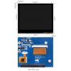 מסך מגע LCD 3.5" 640x480, ממשק RPi