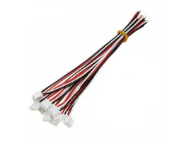 תמונה של מוצר מחבר JST-XH 3-pin עם חוטים - חבילה של 10